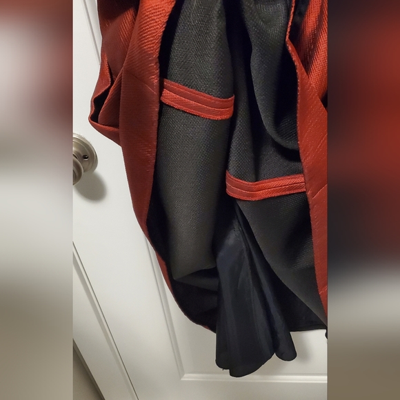 2/$69 BNWT deep red 🖤❤️ dress with black zipper detail  SZ 6 - Picture 14 of 16